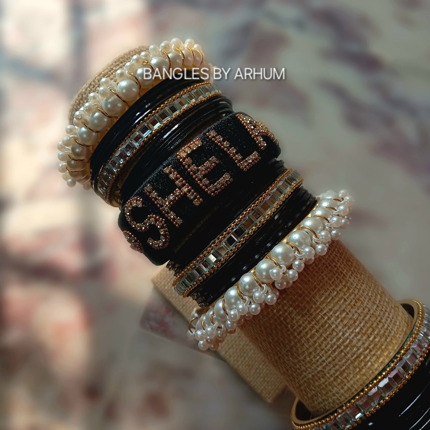 Asthetic Urdu/Arabic Customize Name Bangles set.