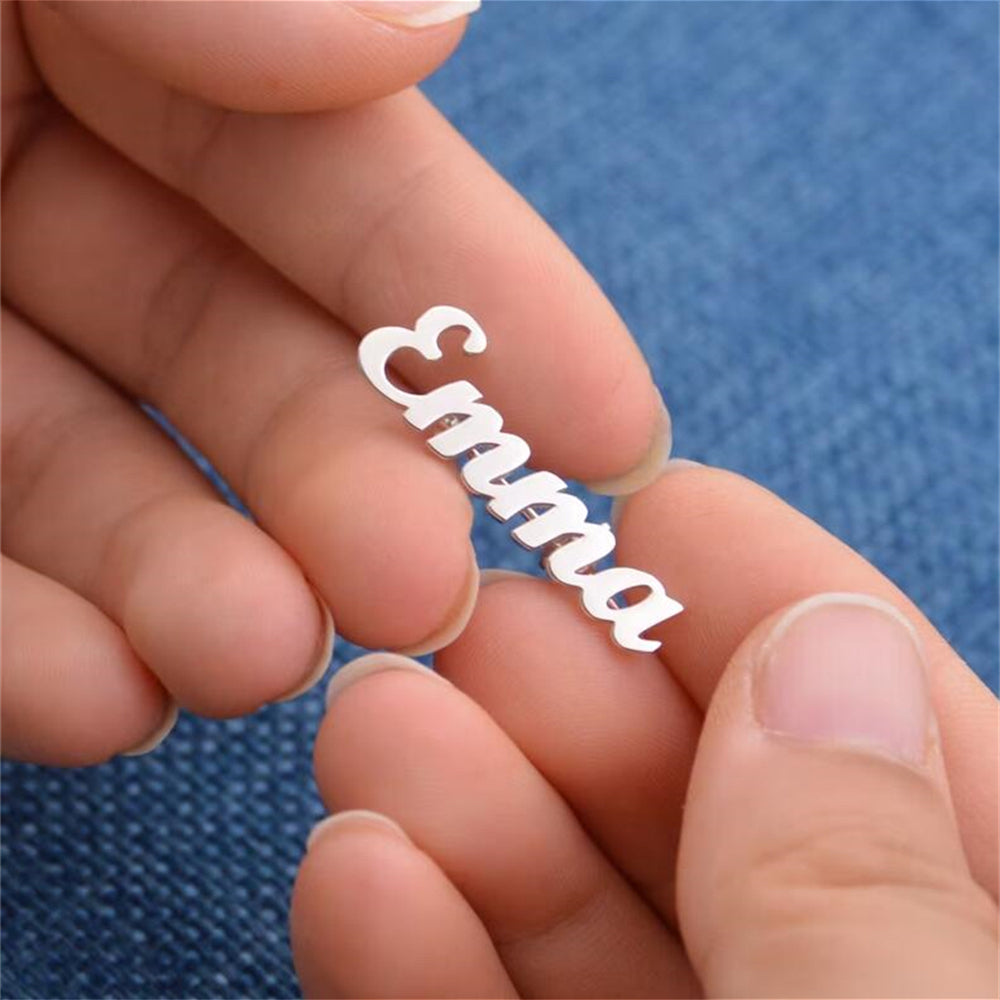 Customize Name Brooch for men