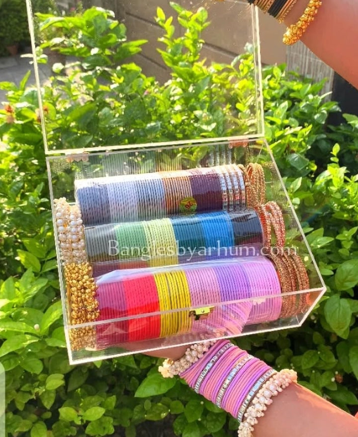 1.Premium Acrylic Bangle Box