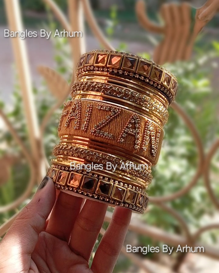 Customize Kundun Name Bangles