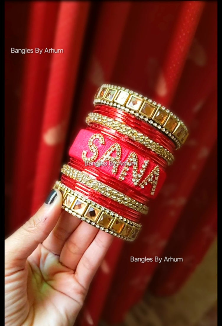 Customize Kundun Name Bangles