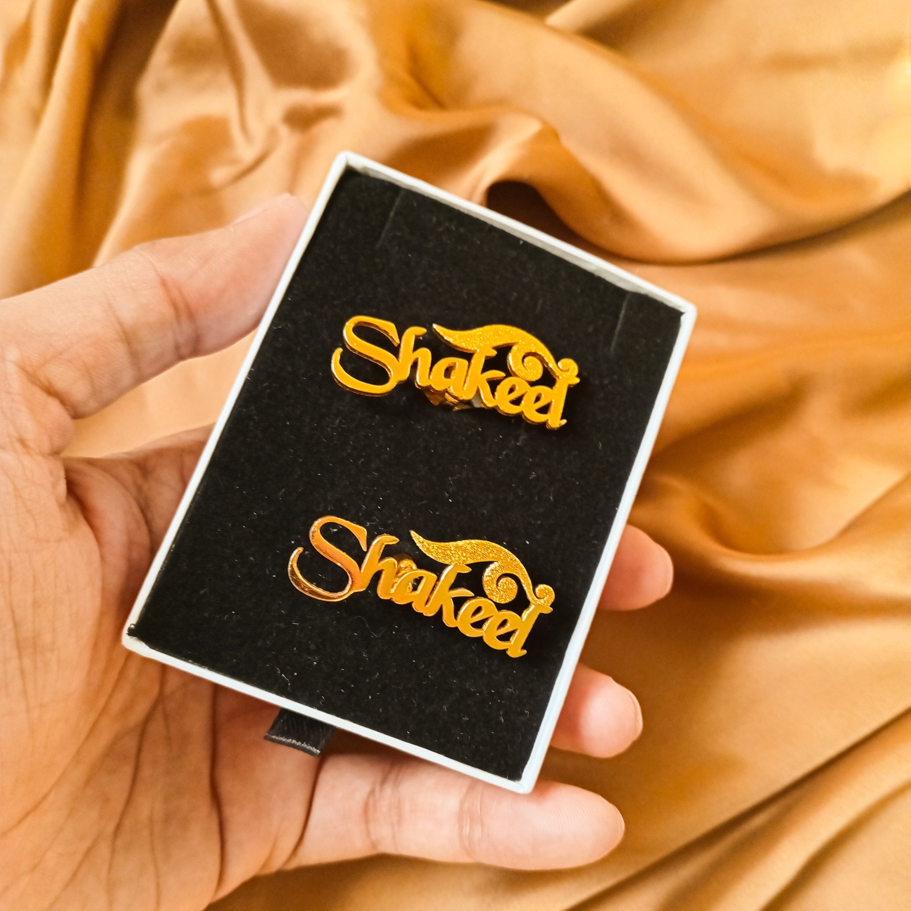 Chancery Swish Name Cufflinks Pair For Men