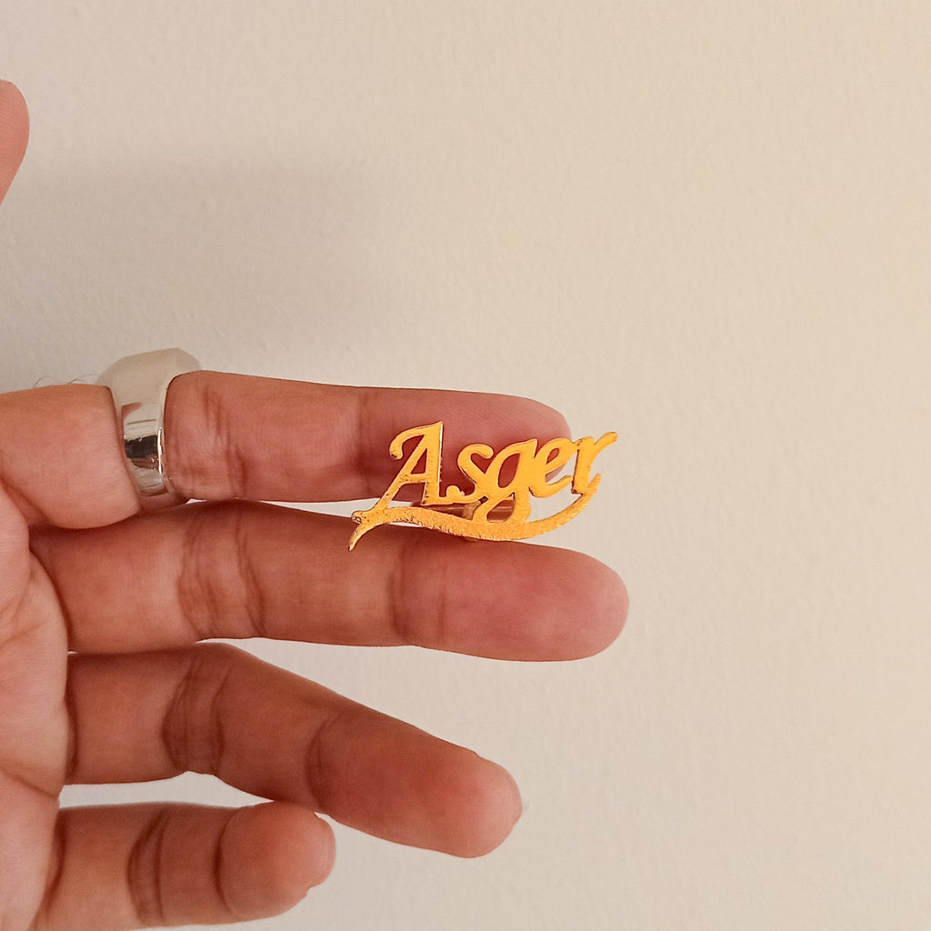 Swish MonoType Name Cufflinks Pair For Men