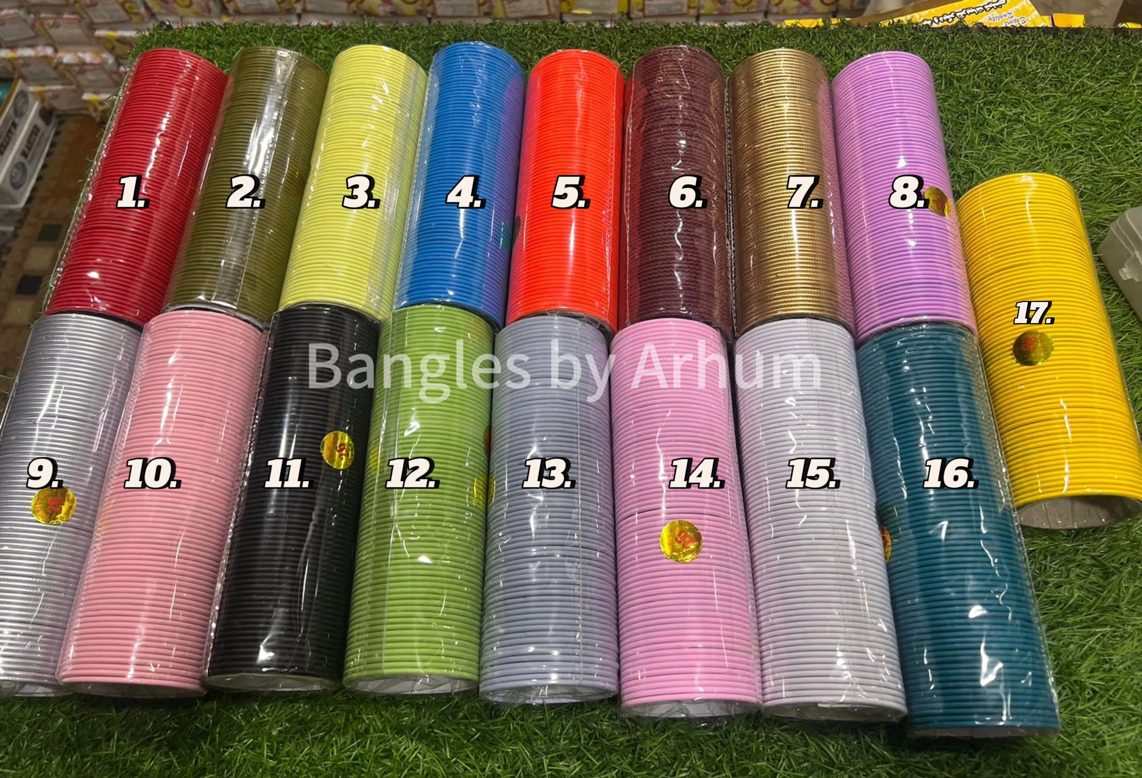 1.Matte Bangles