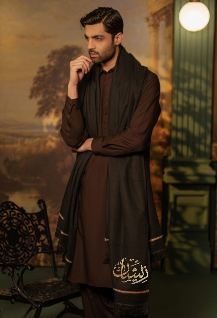 J. Junaid Jamshed Customized Men's Name Shawls