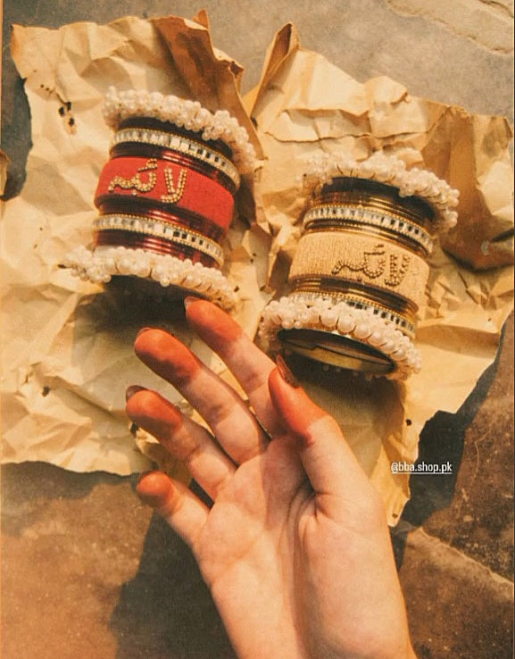 Asthetic Urdu/Arabic Customize Name Bangles set.