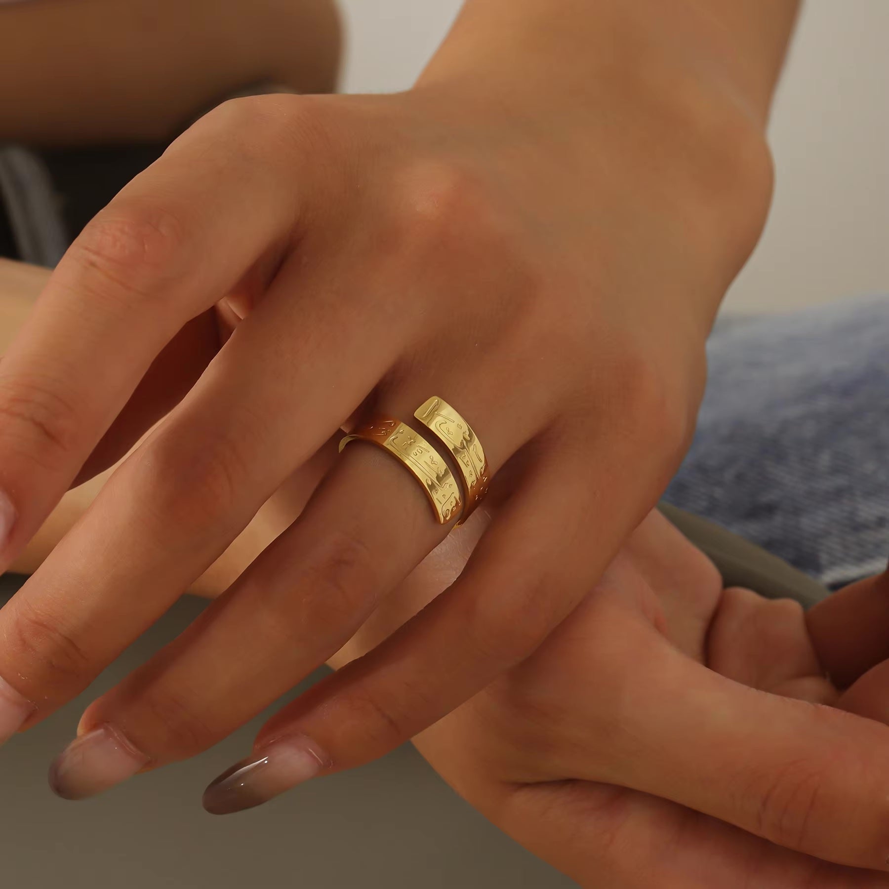 With Hardship Comes Ease Ring