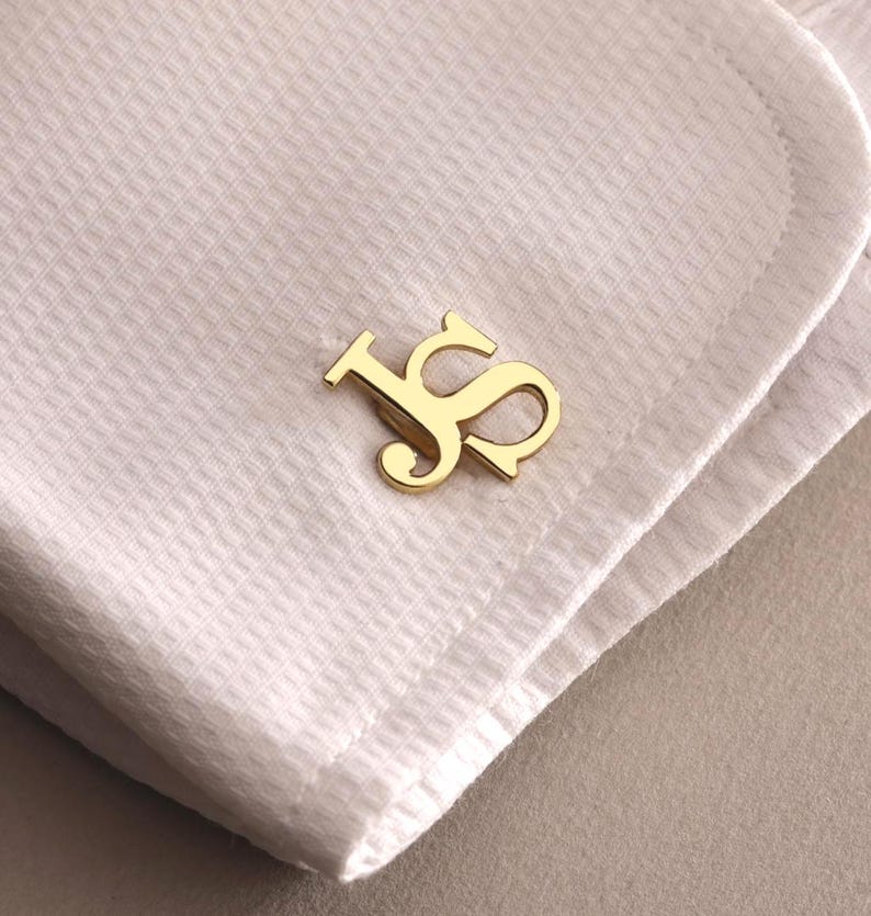 Initial Name Cufflinks Pair For Men